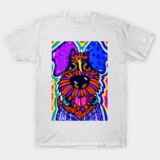 Floyd Soft Coated Wheaten Terrier Airedale Irish Cesky Kerry Blue Lakeland Welsh Norwich Dog Dogs T-Shirt